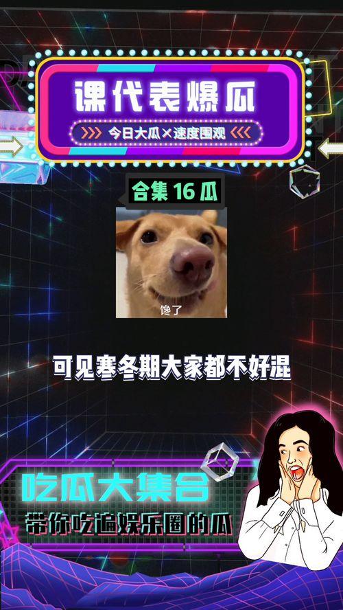 娱乐八卦吃瓜配图大全集,揭秘明星幕后故事与热点瞬间
